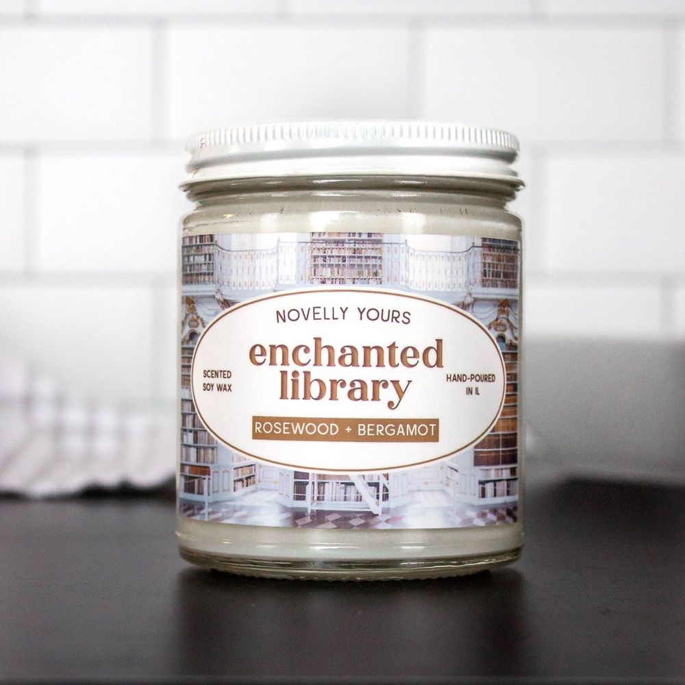 Enchanted Library Scented Soy Wax Candle